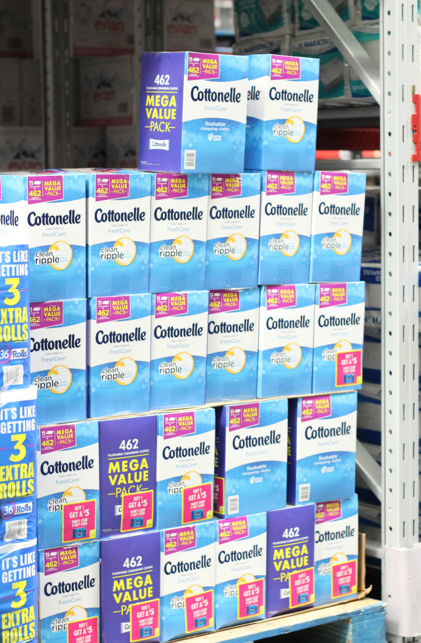Cottonelle Fresh Care Flushable Wipes at Sam's Club