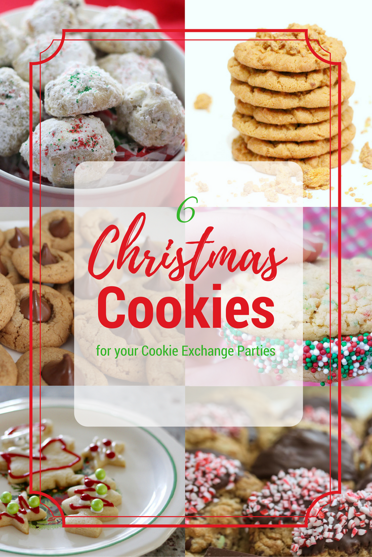 6 Christmas Cookie Recipes for Christmas Cookie Exchange Parties