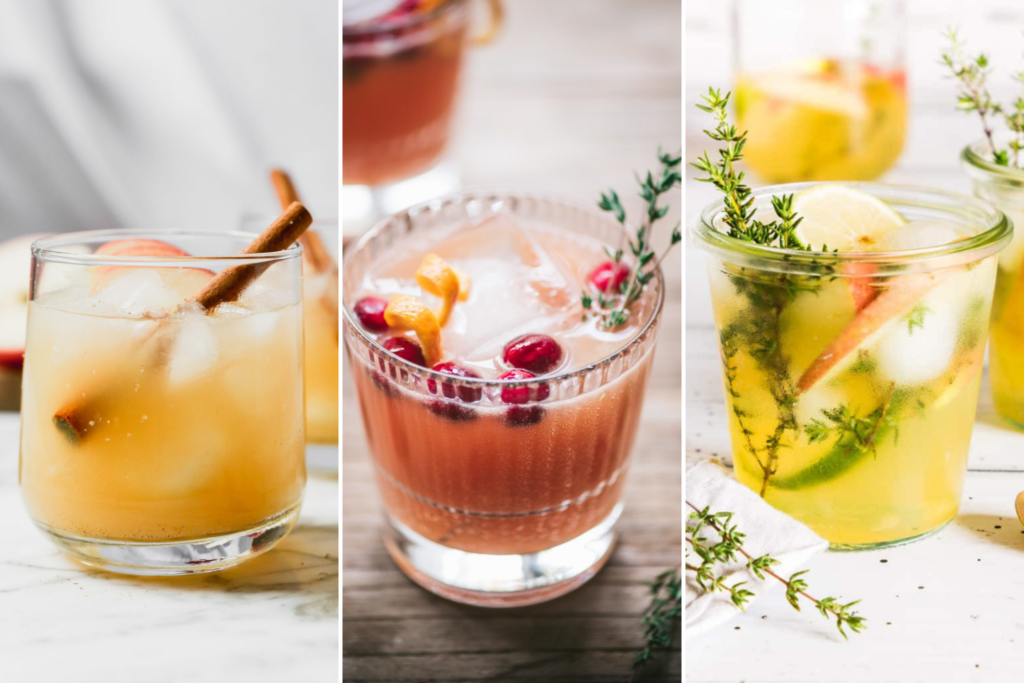 Fall Cocktails, pumpkin cocktails, apple drinks, boozy cider, spiked cider, #spikeddrinks #drinkrecipes, buttered rum, hot apple cider