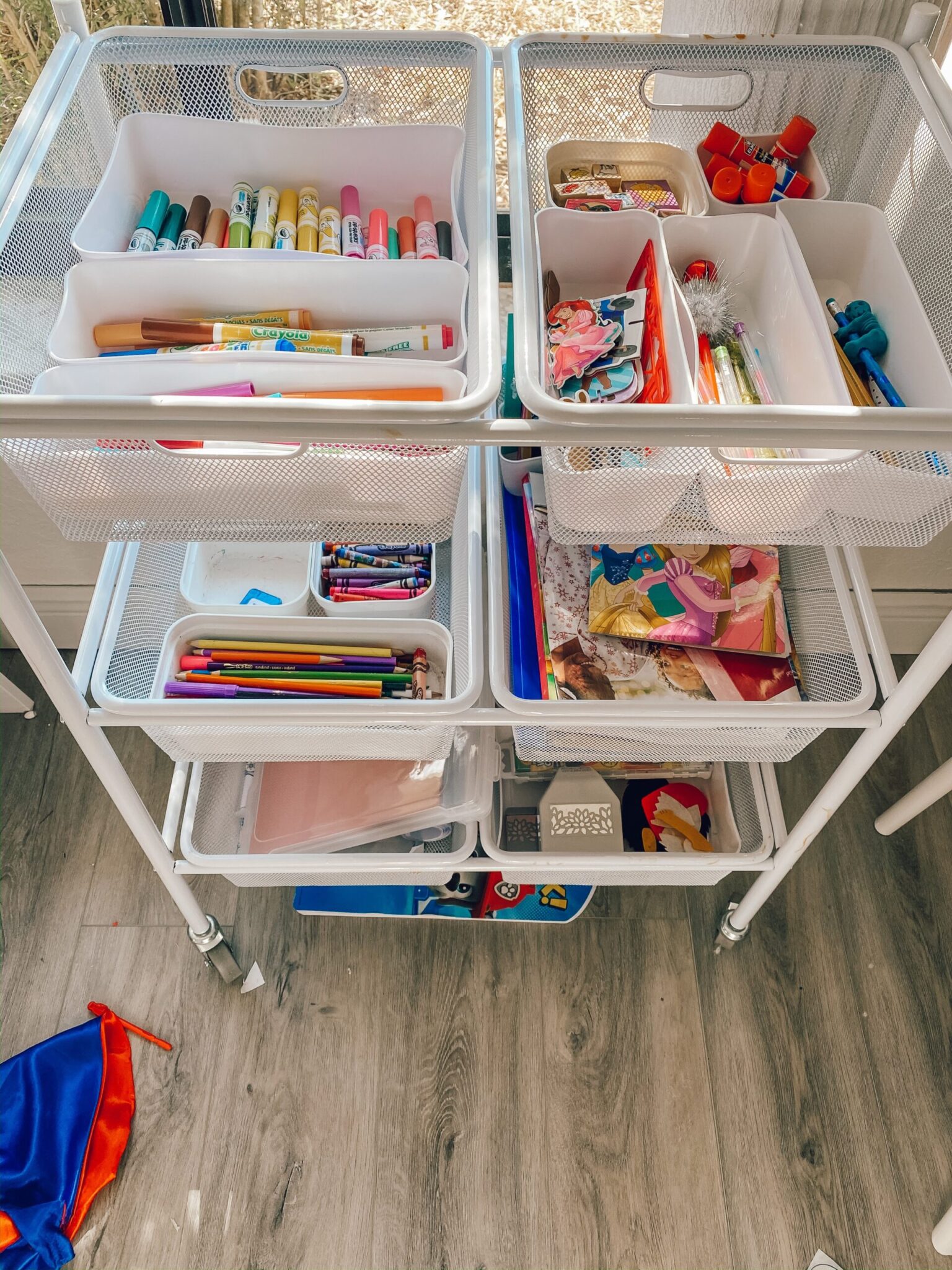 craft storage for kids